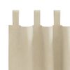 vidaXL Verdunkelungsvorhänge 2 pcs Creme 140 x 245 cm Samt