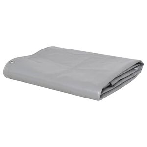 vidaXL Abdeckplane 650 g/m&sup2; 4x6 m Grau