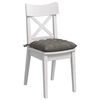 vidaXL Sitzkissen 4 pcs Hellgrau 40 x 40 x 6 cm Cordstoff