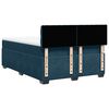 vidaXL Boxspringbett mit Matratze Blau 160x200 cm Samt