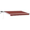 vidaXL Manueller Markisenrahmen mit LEDs 3 x 2 m