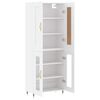 vidaXL Highboard Wei&szlig; 69,5x34x180 cm Holzwerkstoff