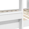 vidaXL Etagenbett f&uuml;r Kinder Wei&szlig; 100 x 200 cm Holzwerkstoff