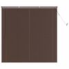 vidaXL Venetianer Jalousie Dunkelbraun mit Muster 150 x 140 cm PVC