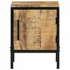 vidaXL Nachttisch 2 pcs Braun und Schwarz 30 x 30 x 40 cm