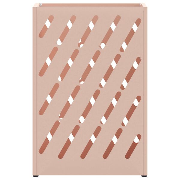 vidaXL Sonnenschirmhalter Rosa 28 x 12 x 41 cm Stahl