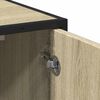 vidaXL Badezimmer-Waschbeckenschrank Sonoma-Eiche 65 x 33 x 60 cm Holzwerkstoff