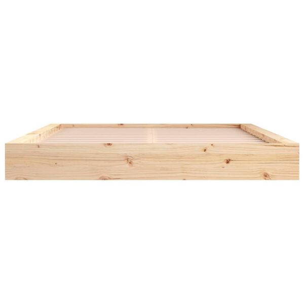 vidaXL Massivholzbett 200x200 cm