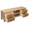 vidaXL TV-Schrank 115x30x40 cm Paulownia Holz