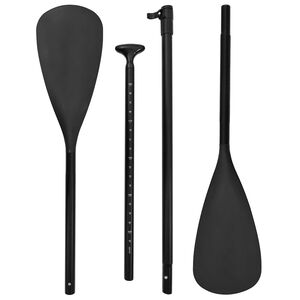 vidaXL 2 in 1 Kajak & SUP Paddle 203 x 19,5 cm Schwarz