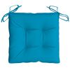 vidaXL Palettenkissen 2 Stk. Hellblau 50x50x7 cm Oxford-Gewebe