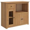VidaXL Mikrowellen-Sideboard PANAMA Honigwachs 99,5 x 44 x 86,5 cm
