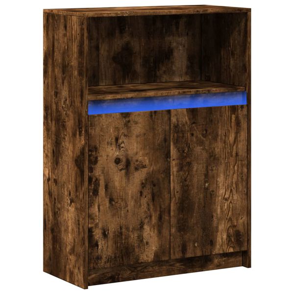 vidaXL Sideboard mit LED R&auml;uchereiche 72x34x100 cm Holzwerkstoff