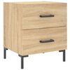 vidaXL Nachttisch Sonoma-Eiche 40x35x47,5 cm Holzwerkstoff
