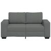 vidaXL 2-Sitzer-Sofa Dunkelgrau 120 cm Stoff