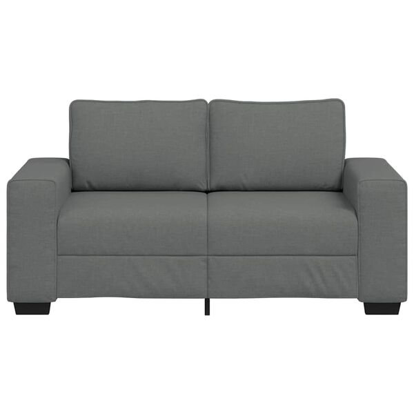 vidaXL 2-Sitzer-Sofa Dunkelgrau 120 cm Stoff