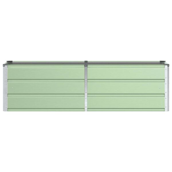 vidaXL Pflanzk&uuml;bel Gr&uuml;n 160 x 40 x 45 cm Stahl