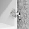vidaXL H&auml;ngeschrank Grau Sonoma und Wei&szlig; 30 x 31 x 40 cm Holzwerkstoff