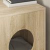 vidaXL Katzenhaus Sonoma 42,5 x 40 x 53 cm Holzwerkstoff