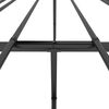 vidaXL Bettgestell mit Kopfteil Metall Schwarz 150x200 cm