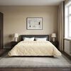 vidaXL Sommerdecke Creme 220 x 240 cm Mikrofaser und Teddy-Fleece