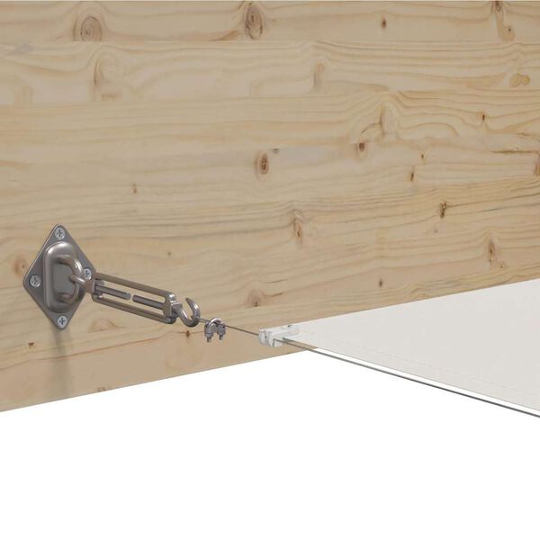 vidaXL Senkrechtmarkise Wei&szlig; 100x1000 cm Oxford-Gewebe