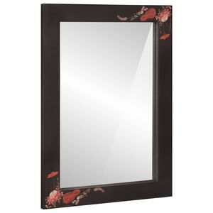 vidaXL Spiegel Wandmontiert mit Spiegel Mehrfarbig 70 x 50 x 3 cm Glas