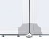 vidaXL Magnetisches Whiteboard Klappbar 180x100x1,7 cm Aluminium