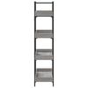 vidaXL B&uuml;cherregal 4 B&ouml;den Grau Sonoma 100x33x145,5 cm Holzwerkstoff
