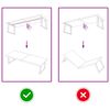 vidaXL Wandregal Dunkelbraun 160x50x(2-4)cm Massivholz Eiche Behandelt