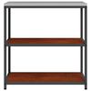 vidaXL K&uuml;chenaufbewahrung mit Regal Rostig 60 x 50 x 92 cm Stahl