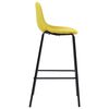 vidaXL 3-tlg. Bar-Set Stoff Gelb