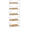 vidaXL B&uuml;cherregal 5 Regalb&ouml;den Eiche 60x27,6x158,5 cm Holzwerkstoff
