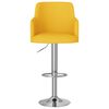 vidaXL Barhocker 2 Stk. Senfgelb Stoff