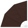 vidaXL Balkon Sichtschutz 210 x 210 cm Polyester Braun