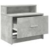 vidaXL Nachttisch mit Schublade Betongrau 51x31x47 cm