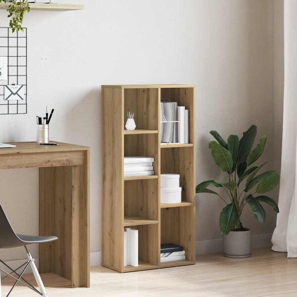 vidaXL B&uuml;cherregal Artisan-Eiche 50x25x104 cm