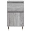 vidaXL Sideboards 2 Stk. Grau Sonoma 40x35x70 cm Holzwerkstoff