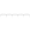 vidaXL Gartenzaun Set Konvex 77,3x26 cm Gr&uuml;n