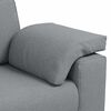 vidaXL Sofa 140cm Hellgrau Stoff