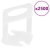 vidaXL Fliesen-Nivellierclips 2500 Stk. 1 mm