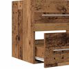 vidaXL Waschbeckenunterschrank Altholz-Optik 60x38,5x48 cm