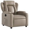 vidaXL Relaxsessel Cappuccino-Braun Kunstleder