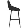 vidaXL Barhocker 2 Stk. Schwarz Samt