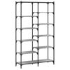 vidaXL B&uuml;cherregal Grau Sonoma 100x32x170 cm Holzwerkstoff und Eisen