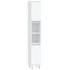 vidaXL Badschrank Wei&szlig; 30x30x190 cm Holzwerkstoff