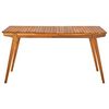 vidaXL Gartentisch 150x90x75 cm Akazie Massivholz