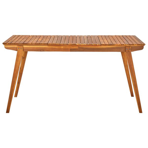vidaXL Gartentisch 150x90x75 cm Akazie Massivholz