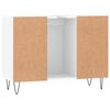 vidaXL Badschrank Wei&szlig; 80x33x60 cm Holzwerkstoff