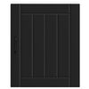 vidaXL K&uuml;chen-H&auml;ngeschrank Lucca Schwarz Holzwerkstoff